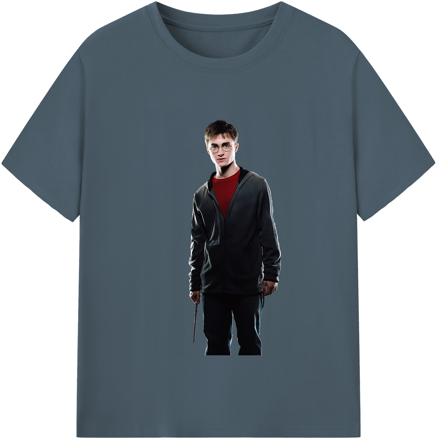 （画像用） Harry Potter ハリー・ポッターシリーズ 綿100％半袖Tシャツ（フロントプリント）
